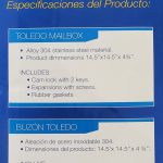Buzón en Stainless Steel 304 Toledo