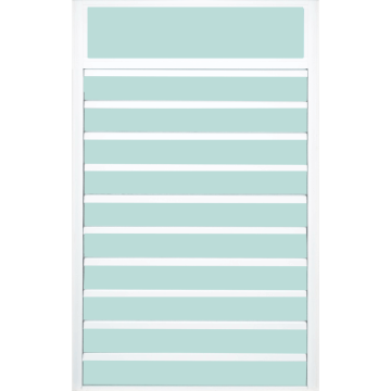 Ventana de Lama 4" Old San Juan en Aluminio Blanco