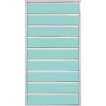 Ventana de Lama 6″ en Aluminio Blanco