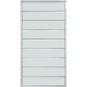 Ventana de Lama 6" en Aluminio Blanco
