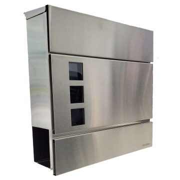 Buzón en Stainless Steel 304 Toledo Cuadrado