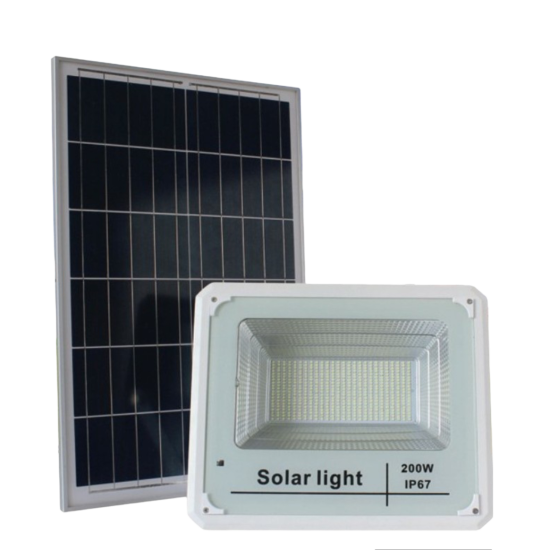 200w Solar Led Lámpara Solar LED Flood Light 200W – MG Inter / Space